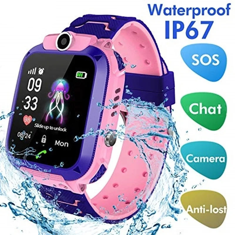 Smartwatch Watches For Kid Boy - 2G enfants montre intelligente appel SOS