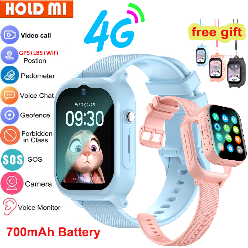 Smartwatch Watches For Kid Boy Waterproof - Montre intelligente enfants 4G GPS WIFI