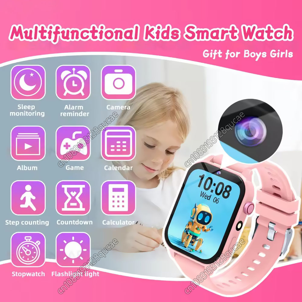 Smartwatch Watches Gift For Boys On Birthday - Montre connectée pour enfants, écran tactile