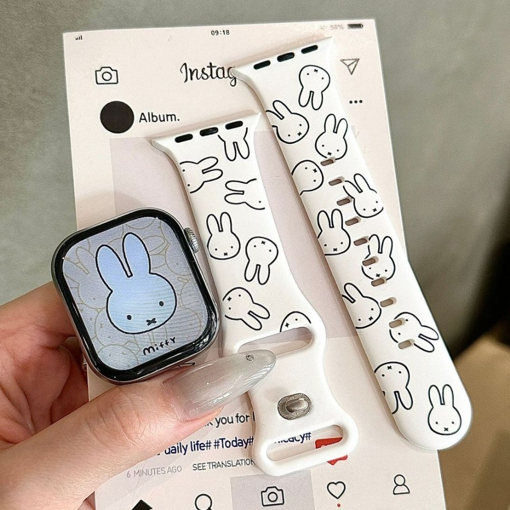 Apple Watch Band - Bracelet de montre mignon Miffy Rabbit