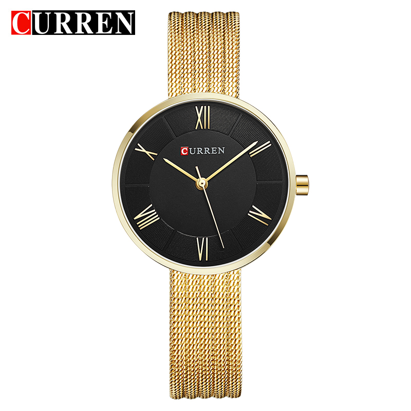 Mesh Stainless Strap - Montre à quartz CURREN 9020 à