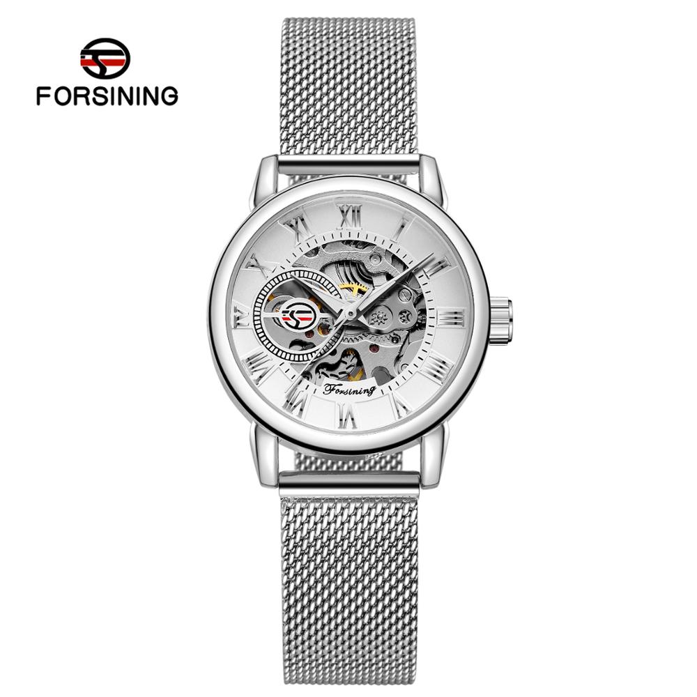 Reloj Mujer FORSINING mode fem - Mesh Stainless Strap avis et prix