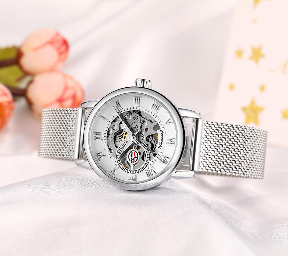 Reloj Mujer FORSINING mode fem - Mesh Stainless Strap avis et prix