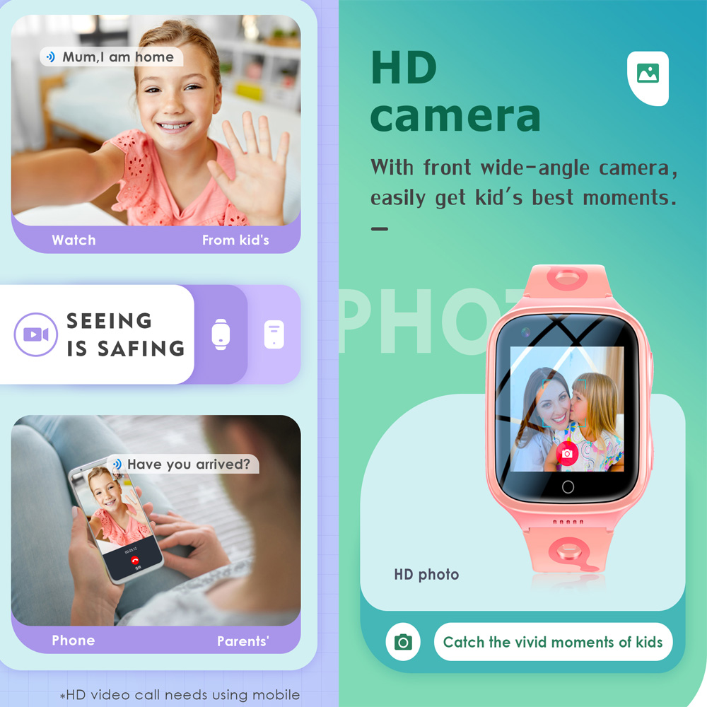 Montre connectée 4G pour enfan - Smartwatch Watches For Kid Boy avis et prix