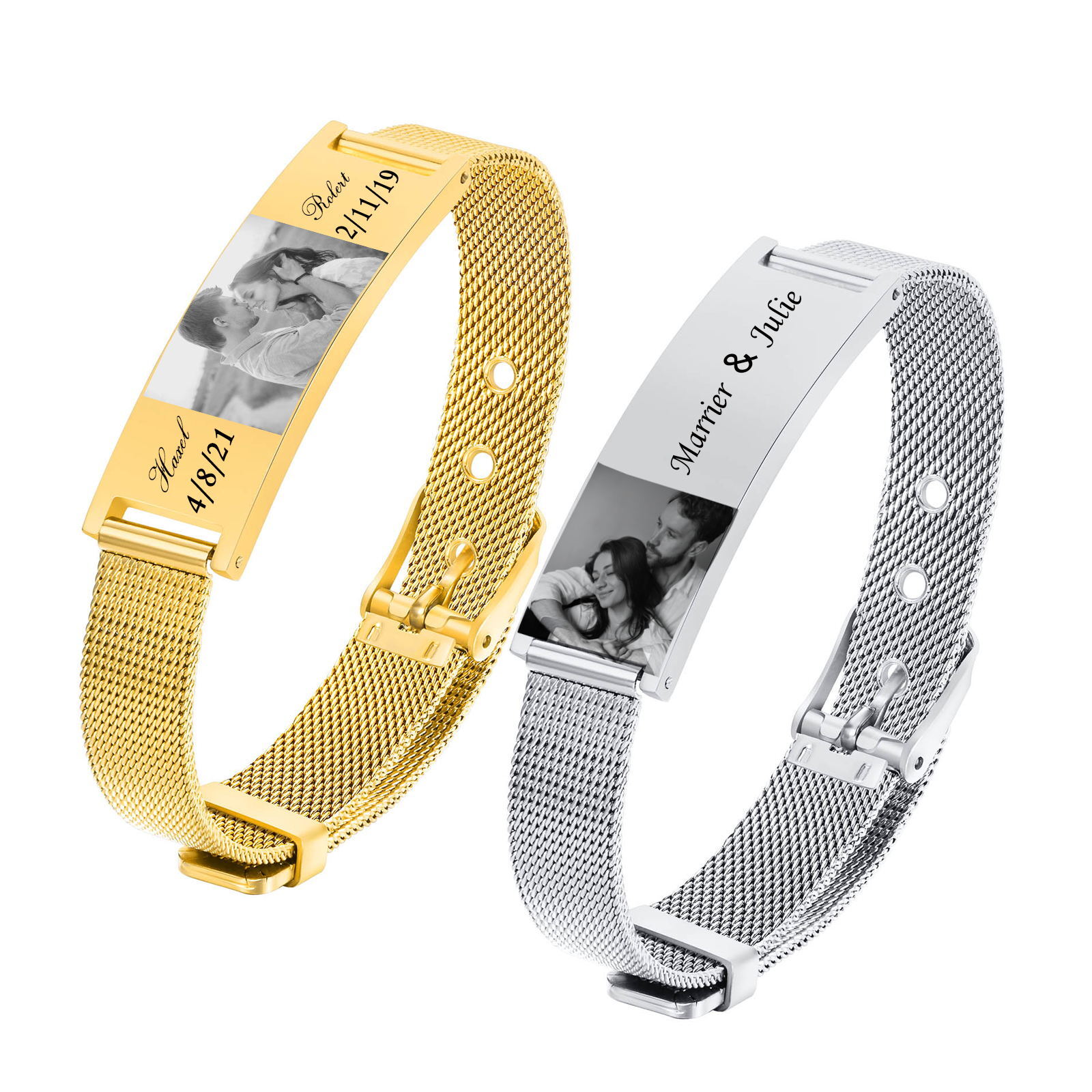 Bracelet d'identification pers - Mesh Stainless Strap avis et prix