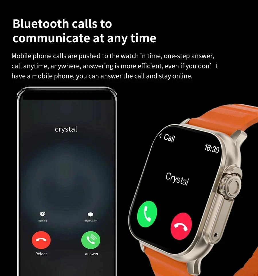 Montre connectée T800 Ultra or - Watch Iwo avis et prix