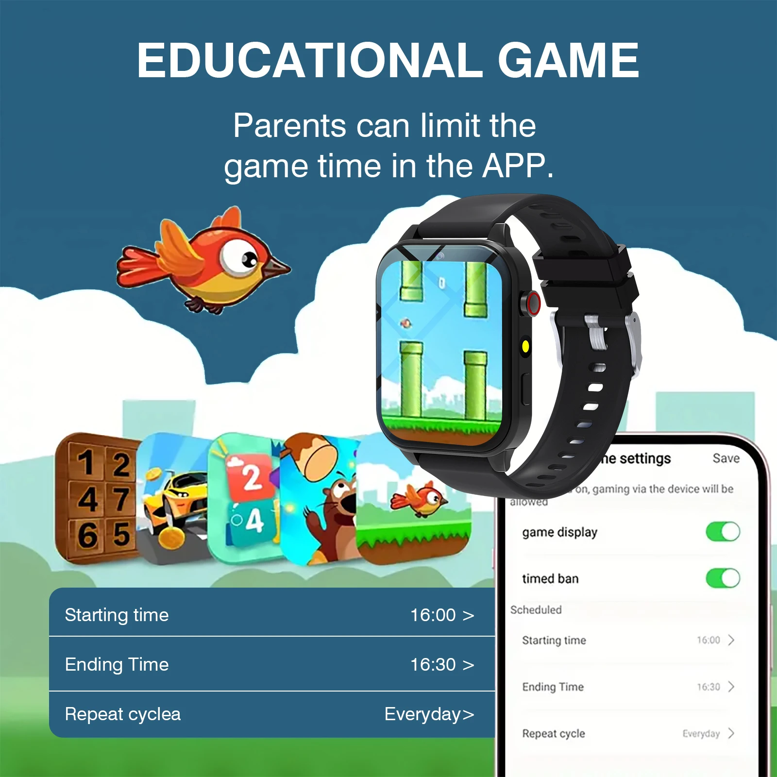 Montre connectée pour enfants, - Smartwatch Watches For Kid Boy avis et prix