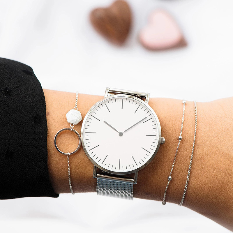 Top marque montres de luxe fem - Mesh Stainless Strap avis et prix