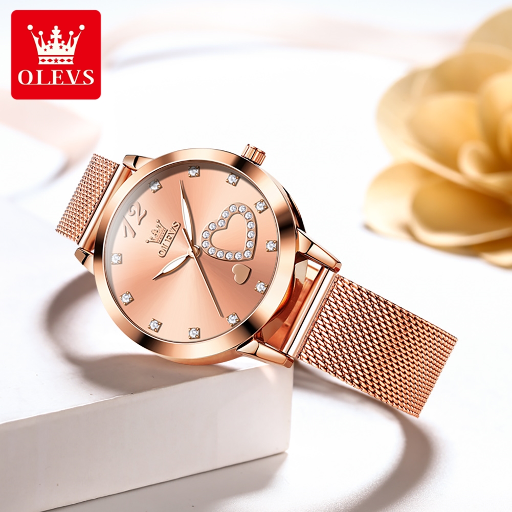 Montre à quartz OLEVS 5189 pou - Mesh Stainless Strap avis et prix