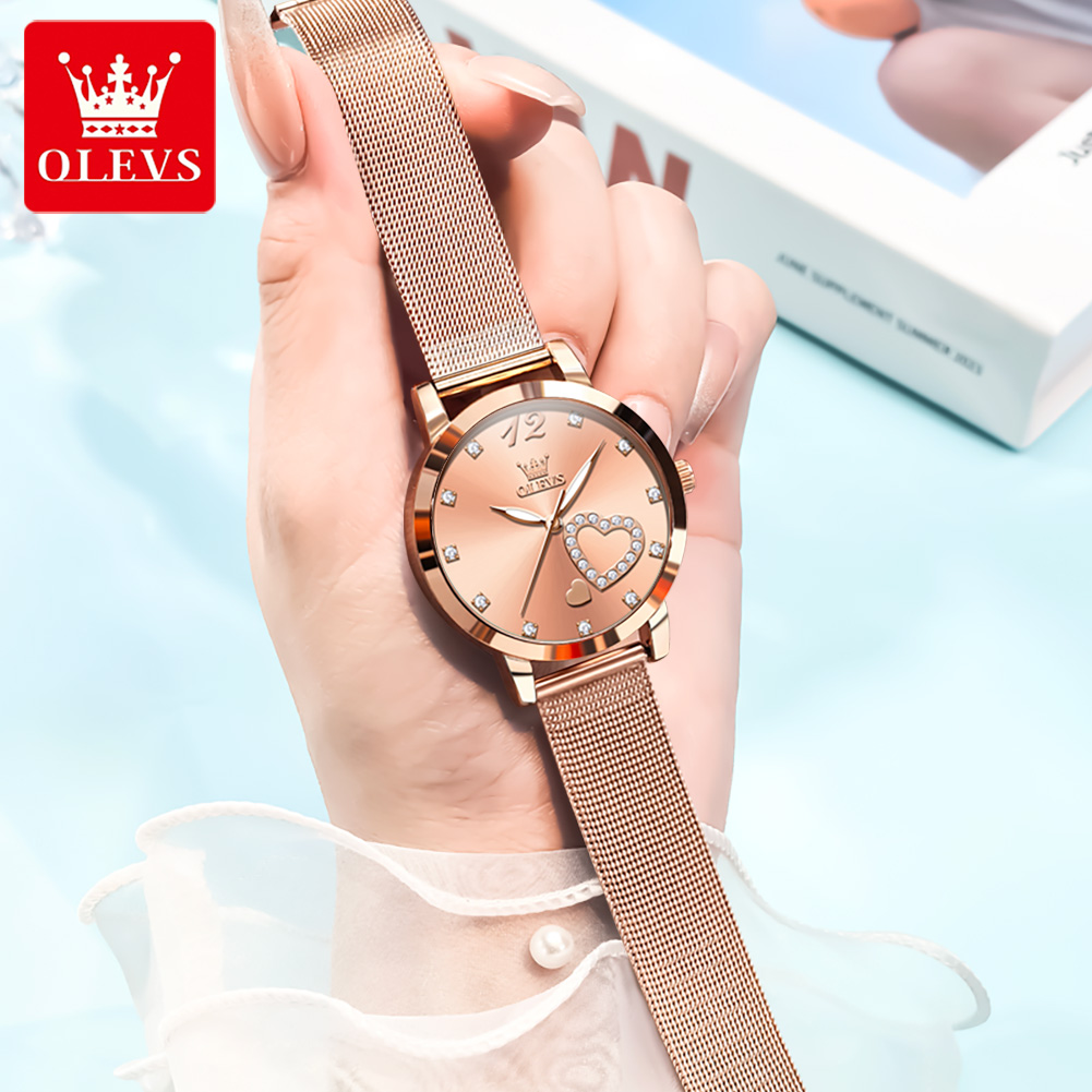 Montre à quartz OLEVS 5189 pou - Mesh Stainless Strap avis et prix