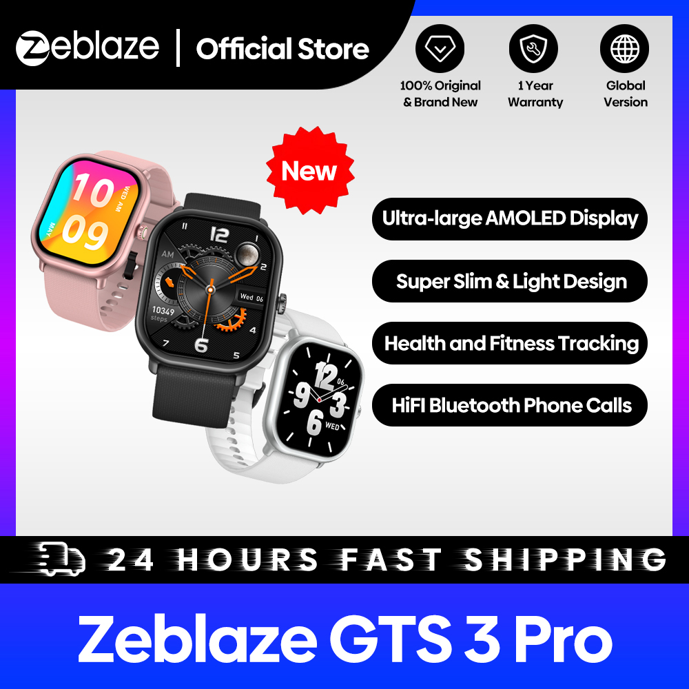 Nouveau Zeblaze GTS 3 Pro appe - Hybrid Smartwatch avis et prix