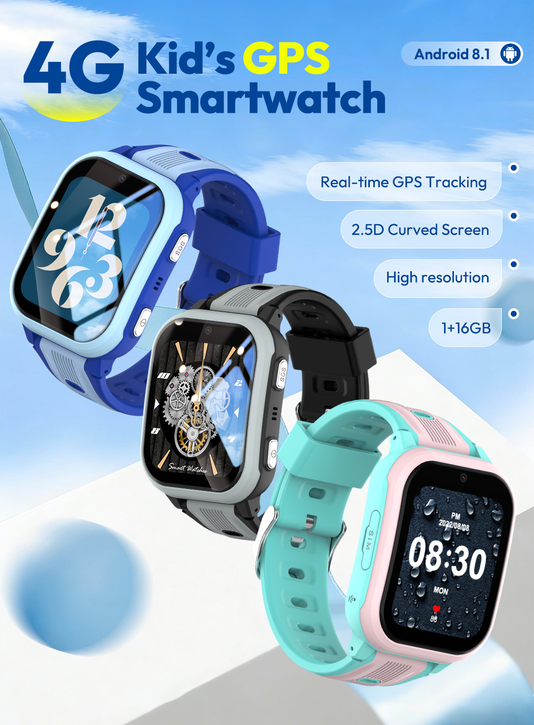 Montre connectée KT41 - Montre - Smartwatch Watches Gift For Boys On Birthday avis et prix