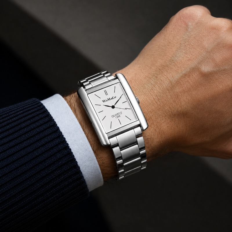 Montre de luxe en acier inoxyd - Smartwatch Luxury Watches For Men avis et prix
