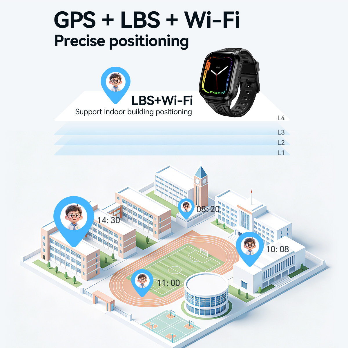 Montre connectée pour enfants  - Smartwatch Watches For Kid Boy avis et prix